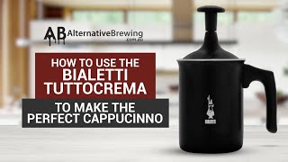 How to Use the Bialetti Tuttocrema Milk Frother [upl. by Lacym834]