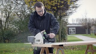 Cordless plungecut saw  TSC 55 [upl. by Nasaj275]