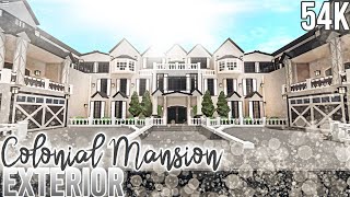 French Colonial Mansion Exterior  Nixilia  Roblox Bloxburg [upl. by Jessie]