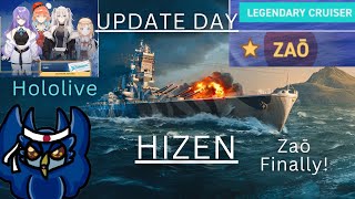 Update Day ZaoZaō Hizen Balance Changes and More World of Warship Legends EU CC [upl. by Wilkinson]