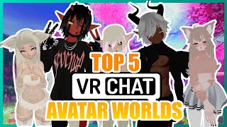 My Top 5 Favorite VRChat Avatar Worlds [upl. by Shaner661]