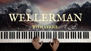 WELLERMAN Sea Shanty WITH LYRICS  Piano Cover by Paul Hankinson [upl. by Nnodnarb]