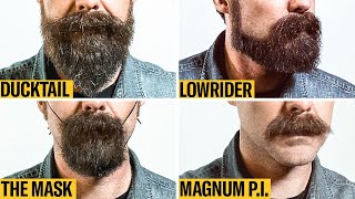 8 Facial Hair Styles on One Face From Full Beard to Clean Shaven  GQ [upl. by Ylro]