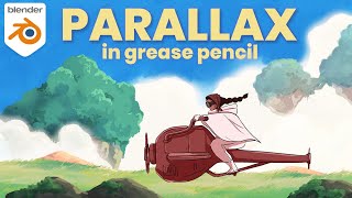 Making 2D Side Scrolling Parallax Backgrounds  Blender 29 [upl. by Molahs949]