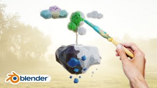 Texture Painting in Blender for Absolute Beginners [upl. by Edelstein]