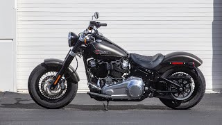 2021 HarleyDavidson Softail Slim Review  MC Commute [upl. by Ramoj]