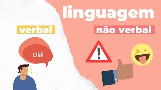 LINGUAGEM VERBAL E NÃO VERBAL  Resumo de Português para o Enem [upl. by Ydniw192]