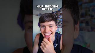 Finasteride shedding update 🚨 hairloss shedding [upl. by Onairpic]