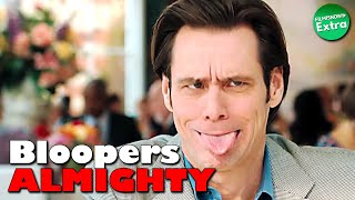 BLOOPERS ALMIGHTY  JIM CARREY Gags Outtakes Compilation [upl. by Einohtna]