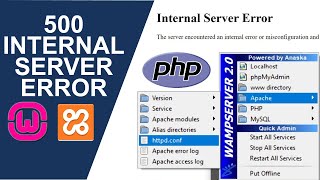 How to Fix 500 Internal Server Error on Localhost for WAMP Server  Internal Server Error Fixed🎬 [upl. by Vaughn69]