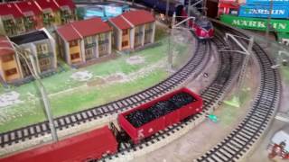 Marklin Ho Train Layout Vintage Mercedes [upl. by Amend258]