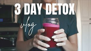 3 Day Detox Juice Cleanse  vlog [upl. by Hairom]