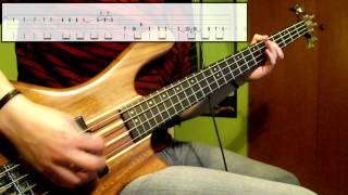 Nirvana  Lounge Act Bass Cover Play Along Tabs In Video [upl. by Olimac823]