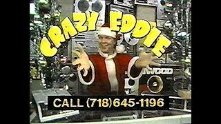 Crazy Eddie quotChristmas in Augustquot Commercials 1982 [upl. by Nared359]