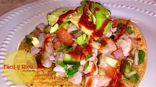 Ceviche de Camarón y Pescado  Bien Mexicano 🇲🇽 [upl. by Fruma]