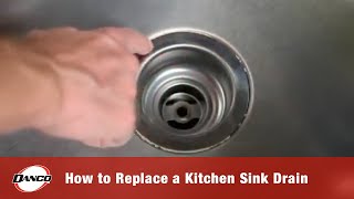 How to Replace a Kitchen Sink Drain [upl. by Nnairrek]