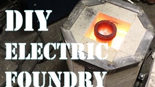 How to Make an Electric Foundry For Metal Casting  Part 1 [upl. by Hajidak]