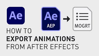 How to export animation from After Effects [upl. by Louls883]