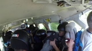 Skydiving Gone Bad  Grandma Falls Out of Tandem Harness [upl. by Letnohs]