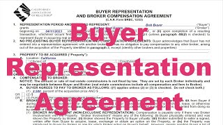 Tutorial  Buyer Representation Agreement  CAR Form BRBC [upl. by Icyak721]