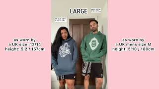 Hoodie sizing guide  Keep It Bright [upl. by Hgeilhsa]