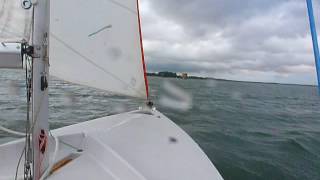 Wayfarer dinghy capsize  Rutland Water [upl. by Bobbie]