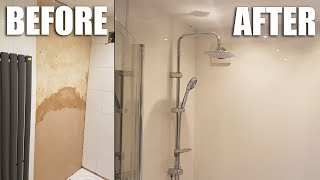 How to Install Bathroom Wall Panels [upl. by Ameer445]