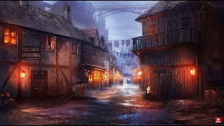 Victorian Era Ambience Victorian London street with Horses BellCrow Walking on Cobblestone sound [upl. by Baugh]