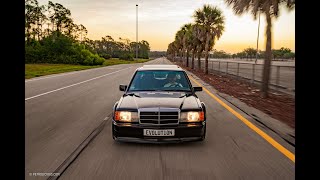 MercedesBenz 190E 2516 Evolution  Spirited Drive Evo 1 [upl. by Annaoy]