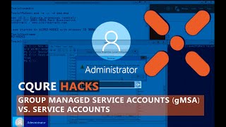 Hacks Weekly 1 Group Managed Service Accounts gMSA vs Service Accounts and how to use them [upl. by Ibmab998]