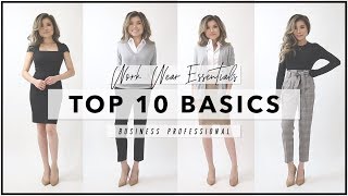 10 WORKWEAR ESSENTIALS Every Woman Needs to Own  How to Start Your First Work Wardrobe  Miss Louie [upl. by Lewin170]