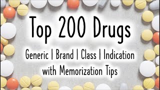 Top 200 Drugs [upl. by Schmitz]