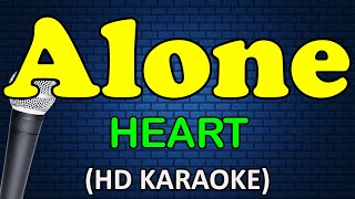 ALONE  Heart HD Karaoke [upl. by Josi]