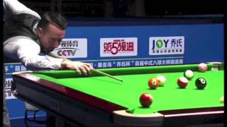 Chinese 8 Ball Masters 2013  Final Potts vs Melling Part 1 [upl. by Ativoj641]