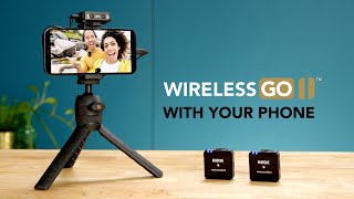 Using The Wireless GO II With Your Smartphone  Sounds Simple [upl. by Lenette331]