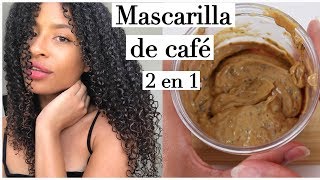 Hidratación  Crecimiento con café  Mascarilla casera  FRIZZYDESI [upl. by Enylodnewg]