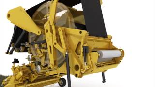 Vermeer Continuous Round Baler Concept  How It Works [upl. by Jorge]