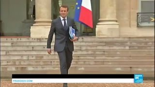 Emmanuel Macron démissionne du gouvernement [upl. by Airogerg]