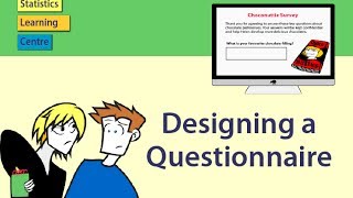 Designing a Questionnaire or Survey  statistics help [upl. by Aroon]