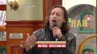 Jorge Vázquez canta quotCafetín de Buenos Airesquot  Polémica en el Bar [upl. by Anavoj782]