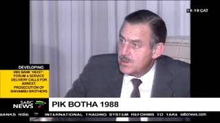 Pik Bothas Lesotho mediation efforts [upl. by Hennahane360]