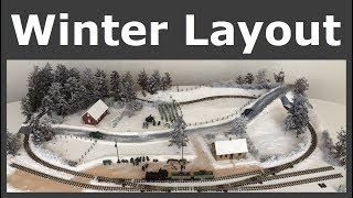 Making a Winter Layout in H0e Scale [upl. by Karyn]