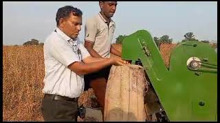 kirloskar mini harvester [upl. by Irpak]