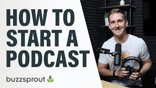 How to Start a Podcast  StepbyStep Guide 2021 [upl. by Elleinwad340]