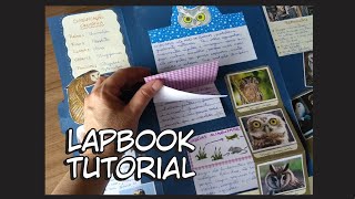 LAPBOOK  Tutorial [upl. by Rosette]