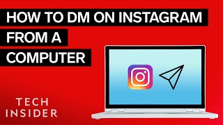 How To DM On Instagram From A Computer [upl. by Yrohcaz]