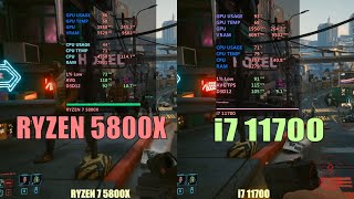 Intel i7 11700 vs AMD Ryzen 7 5800x [upl. by Benedikta]