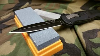 How to Sharpen a Knife Beginners Tutorial [upl. by Wallach960]