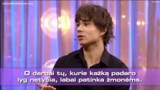 Alexander Rybak  Lithuanian show quotKK2 penktadienisquot 17022015 [upl. by Philis57]