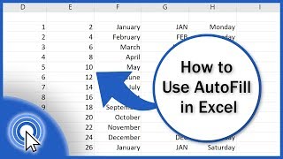 How to Use AutoFill in Excel Best Practices [upl. by Nolyar]